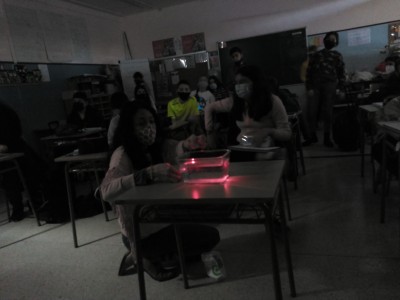 We can move light!