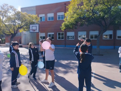 Globos traviesos.